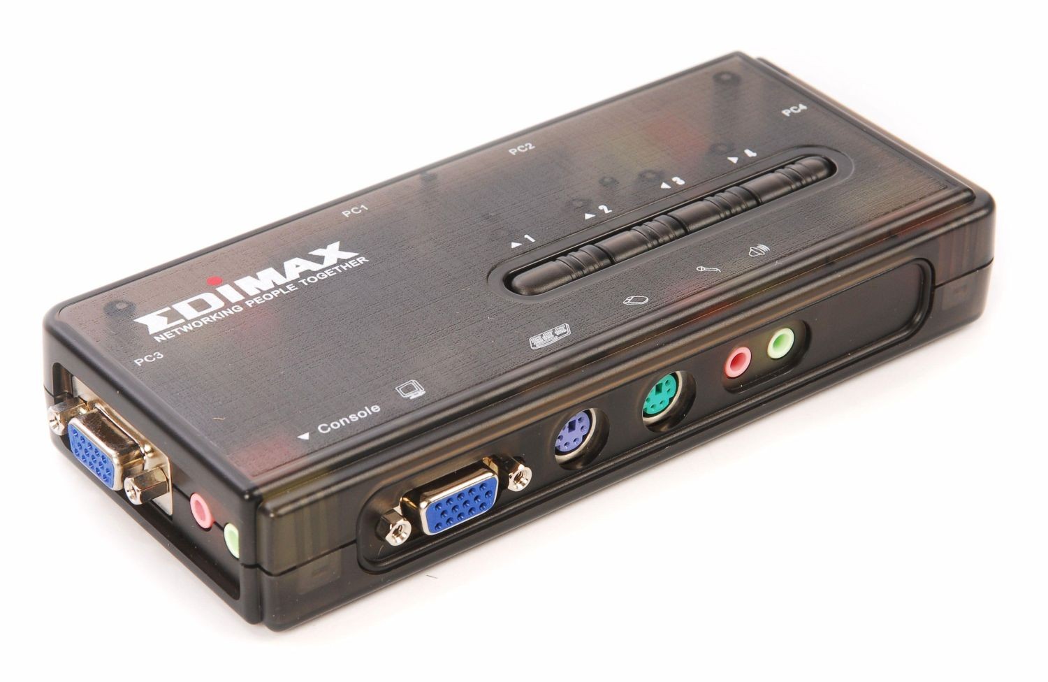 Edimax Switch KVM EK-PAK4 4xPS2 z kablami, audio i mic