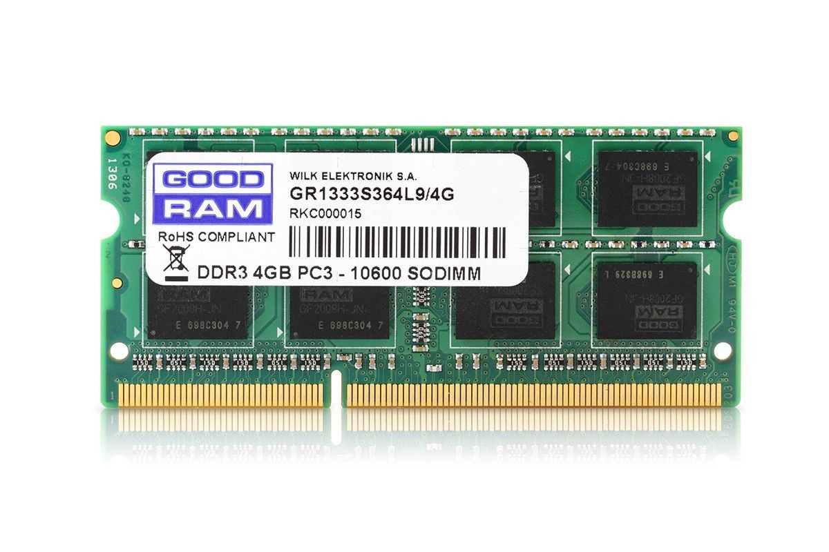 GoodRam Pamięć SODIMM DDR3 4GB/1333 CL9