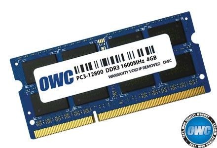 OWC Pamięć notebookowa SO-DIMM DDR3 4GB 1600MHz CL11 Apple Qualified