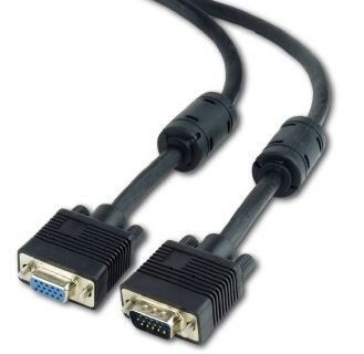 Gembird CC-PPVGAX-10M-B kabel monitorowy,przedłużacz SVGA D-sub 15m/15f,ferryt,ekran, 10m, black