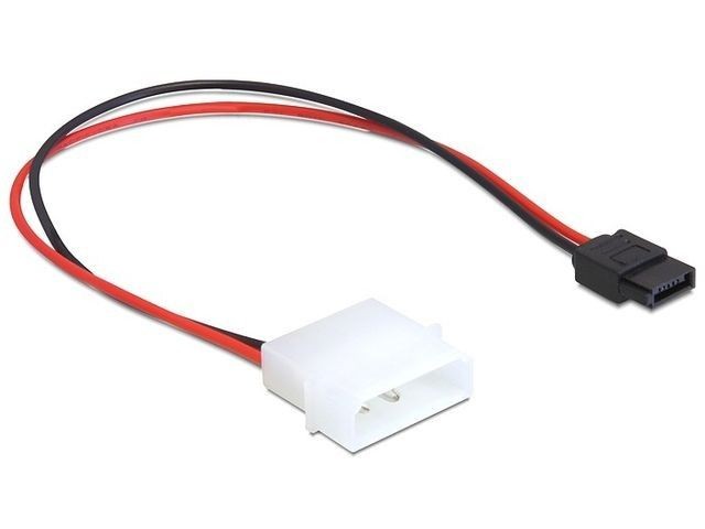 DeLOCK Kabel Molex - SATA SLIM 6pin (0,24m)