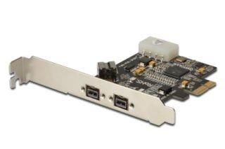 Digitus DS-30203-2 Kontroler Firewire (800) PCI Exp., 2xZew. 1xWew. IEEE1394b 9pin