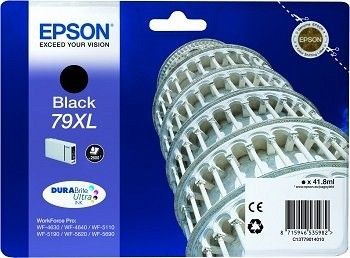 Epson C13T79014010 Tusz T7901 black 42 ml WF-5110DW/WF-5190DW/WF-5620DWF/WF-5690DWF