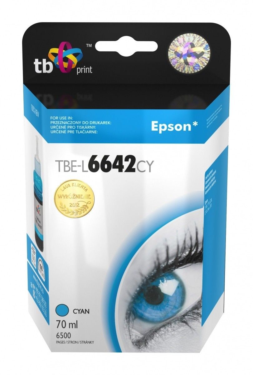 Epson C13T66424A Tusz T6642 cyan 70ml L100/L200