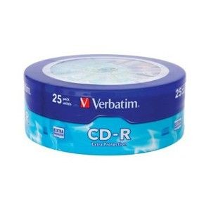 Verbatim CD-R CD-R 52x 700MB 25Pk WRAP 43807