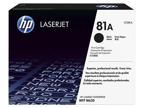 HP Toner 81A Black 10.5k CF281A