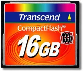 Transcend TS16GCF133 karta pamięci Compact Flash 16GB High Speed 133x