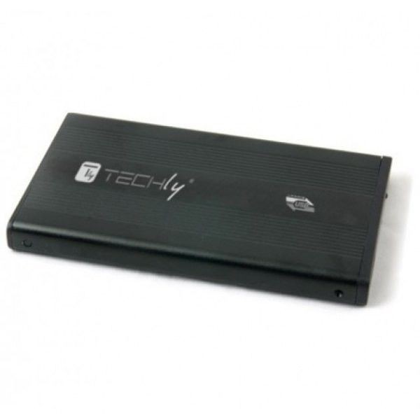Techly 306486 Obudowa USB 3.0 na dysk HDD/SSD, SATA 2.5, aluminiowa, czarna