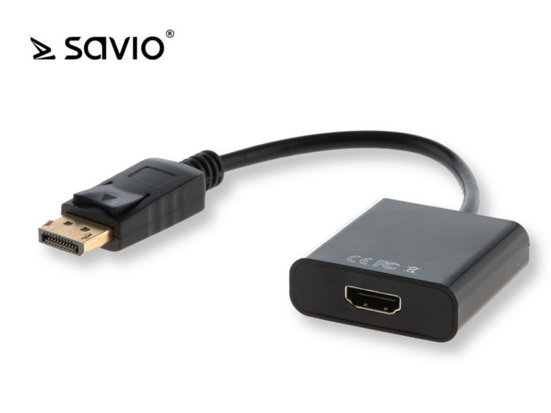 Savio SAVKABELCL-55 CL-55 Adapter Displayport - HDMI