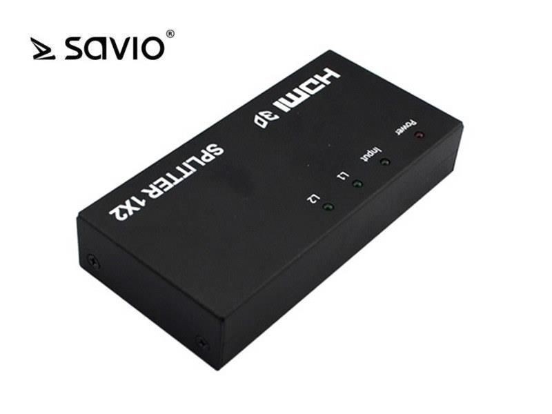 Savio Splitter HDMI CL-42 (1x IN - 2x OUT)