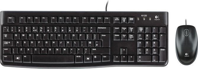 Logitech Desktop MK120 Keyboard and mouse set USB QWERTY US International