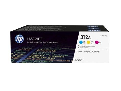 HP Toner 312A CMY 3-pack CF440AM