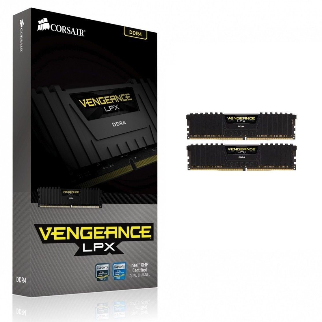 Corsair Vengeance LPX Pamięć DDR4 8GB 2x4GB 2400MHz CL14 1.2V XMP 2.0 Czarna