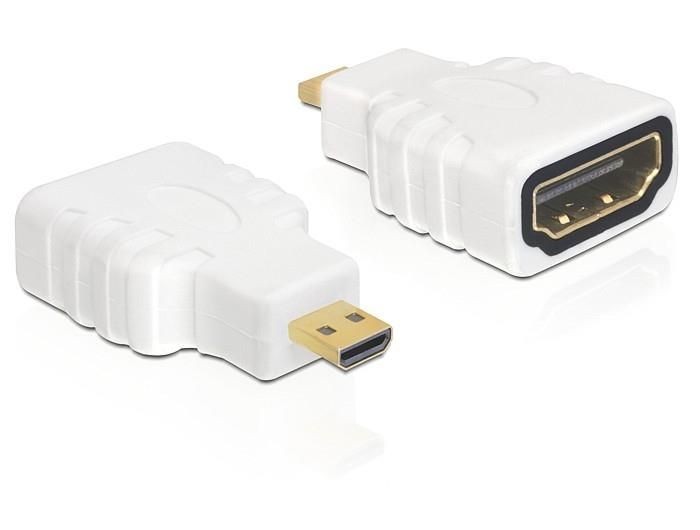 DeLOCK Adapter HDMI-C(M) HDMI-A(F) WHITE
