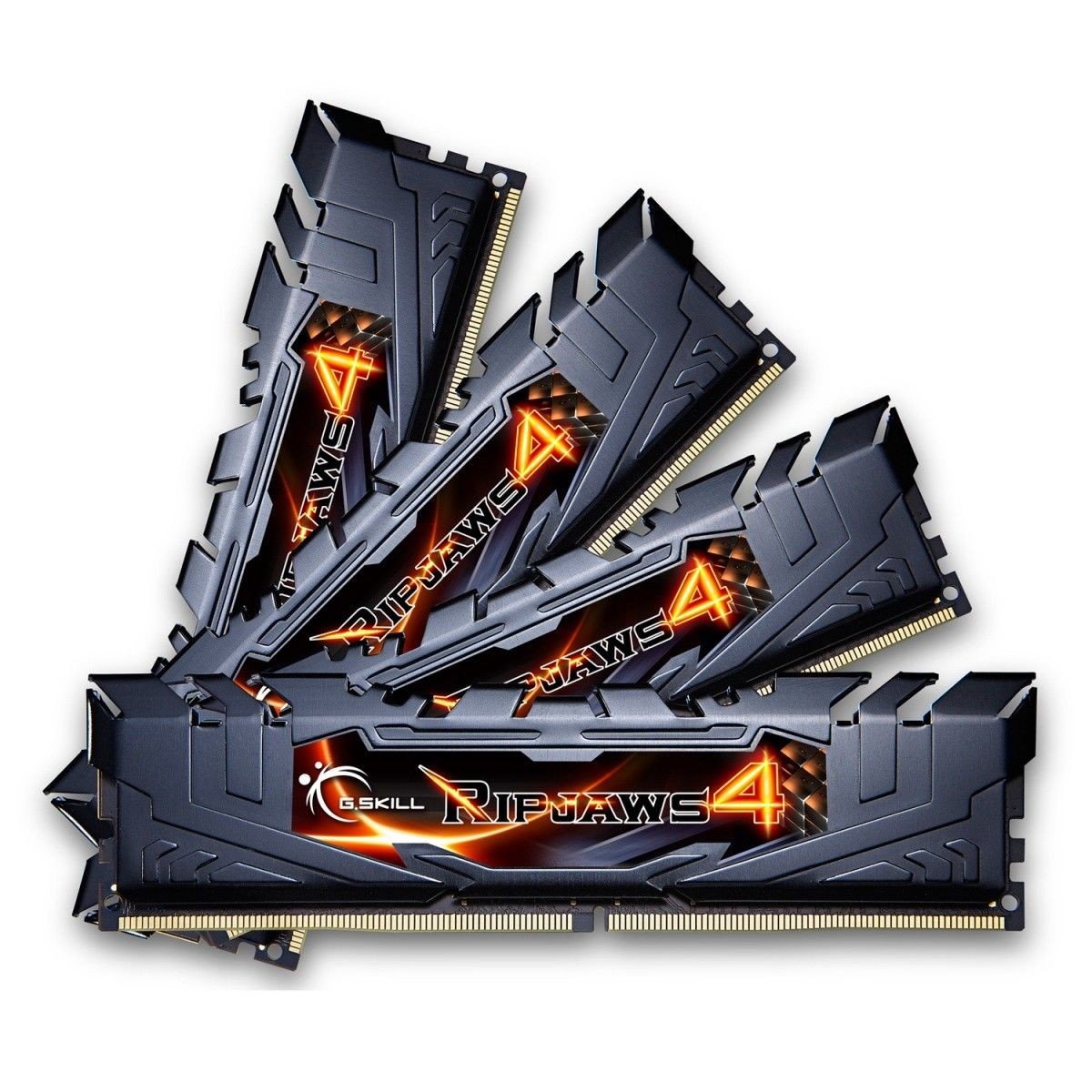 GSkill RAM Ripjaws 4 - 32 GB (4 x 8 GB Kit) - DDR4 3000 DIMM CL15 <p>Die Ripjaws 4-Serie DDR4-Speicher wurde für das ultimative Erlebnis auf DDR4-kompatiblen 