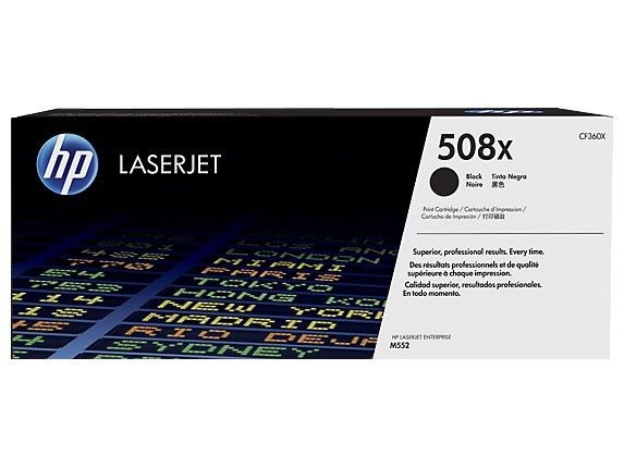 HP Toner 508X High Yield Black 12,5k CF360X