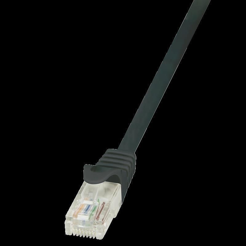 LogiLink CP1093U Patchcord CAT 5e UTP 10m czarny