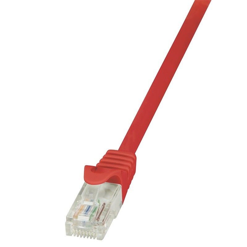 LogiLink CP1024U Patchcord CAT 5e UTP 0,50m red