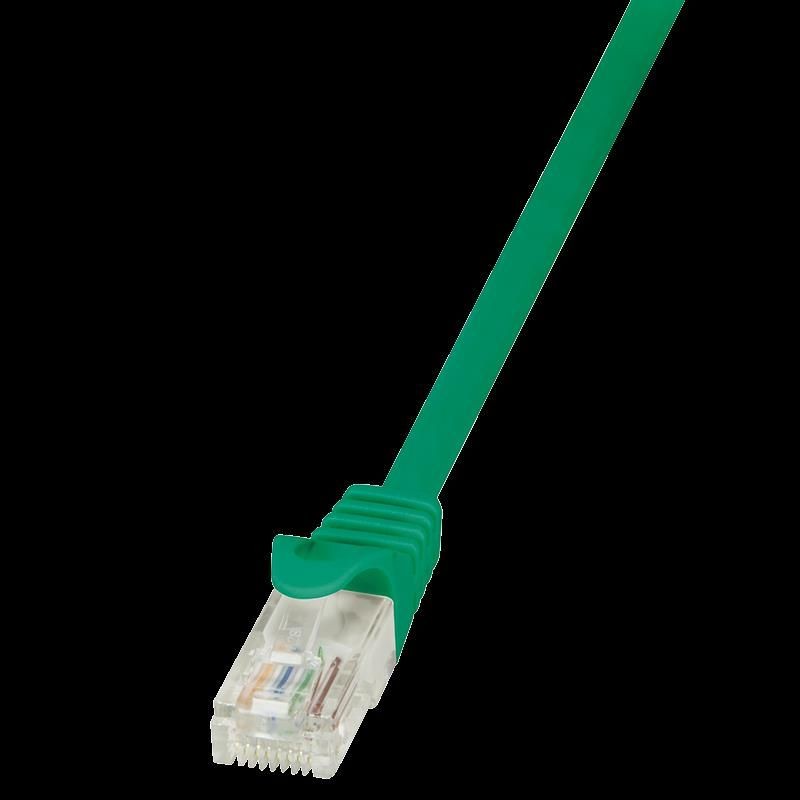 LogiLink CP1095U Patchcord CAT 5e UTP 10m zielony