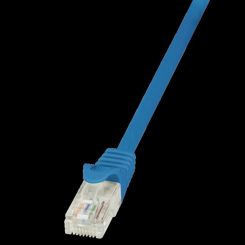 LogiLink CP1096U Patchcord CAT 5e UTP 10m niebieski