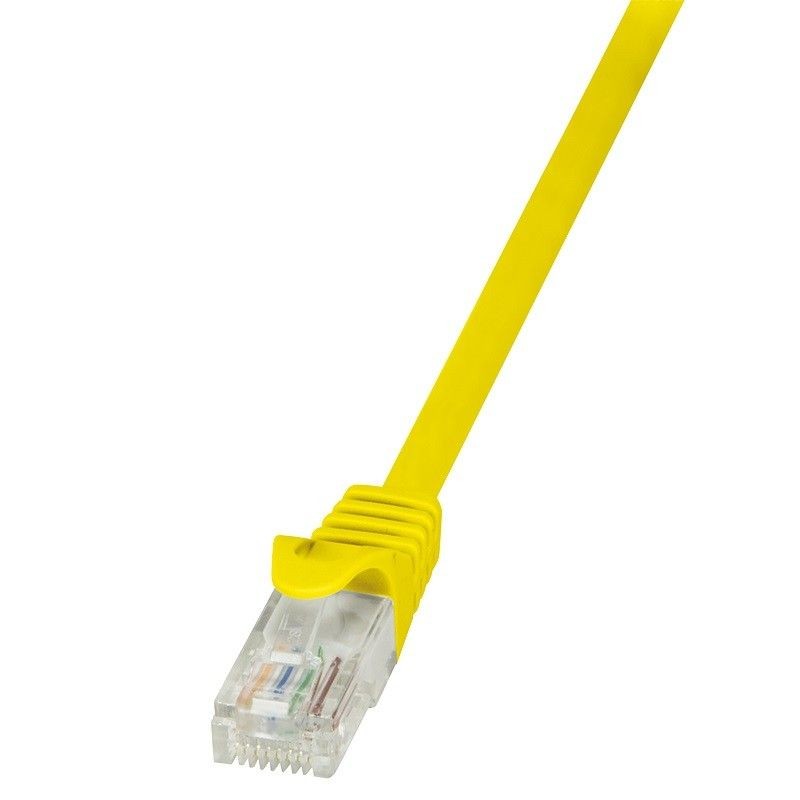 LogiLink CP1027U Patchcord CAT 5e UTP 0,50m żółty