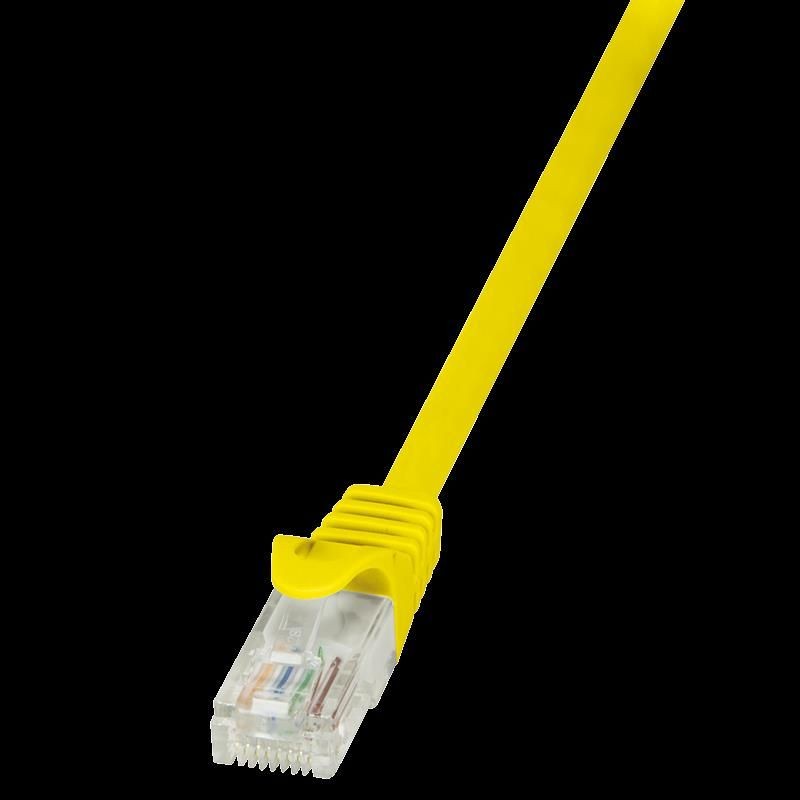 LogiLink CP1087U Patchcord CAT 5e UTP 7,5m żółty