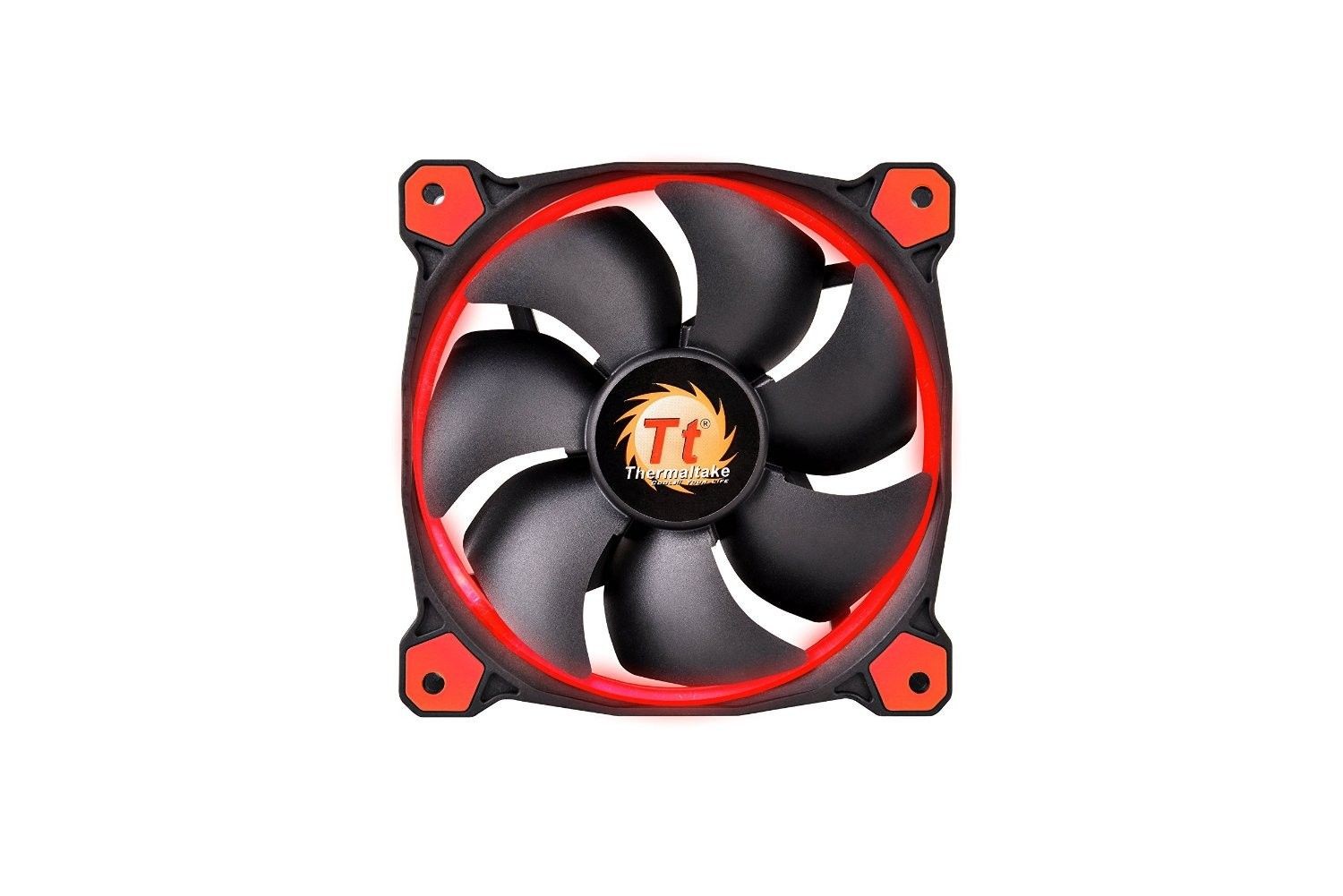 Thermaltake Wentylator - Ring 12 LED (120mm, LNC, 1500 RPM) BOX Czerwony