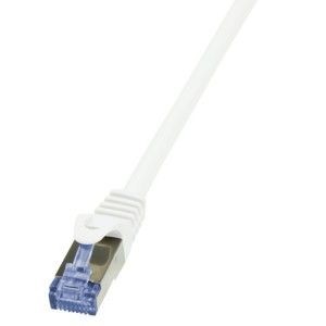 LogiLink CQ3071S Patchcord Cat.6A 10G S/FTP PIMF PrimeLine 5m biały