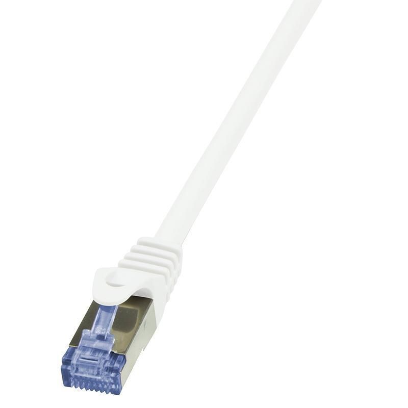 LogiLink CQ3101S Patchcord Cat.6A 10G S/FTP PIMF PrimeLine 15m biały