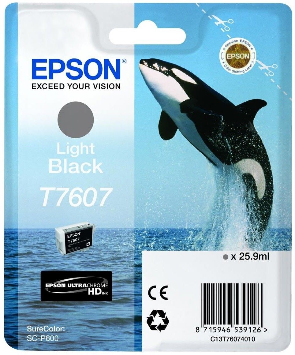 Epson C13T76074010 Tusz Singlepack light black SureColor SC-P600