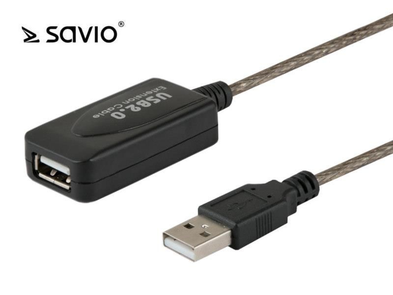 Savio Przedłużacz aktywny USB CL-76 5m