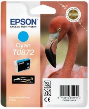 Epson C13T08724010 Tusz T0872 cyan Retail Pack BLISTER Stylus photo R1900