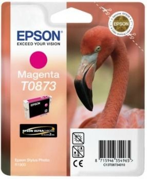 Epson C13T08734010 Tusz T0873 magenta Retail Pack BLISTER Stylus photo R1900