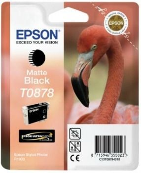 Epson C13T08784010 Tusz T0878 black Retail Pack BLISTER Stylus photo R1900