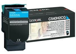 Lexmark C540H2CG Toner cyan 2000 str. C540 / C543/ C544/ C546/ X543 / X544/ X546 / X5