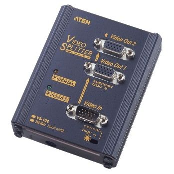 Aten VS-102 Video Splitter 2 porty 250 MHz