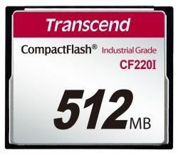 Transcend TS512MCF220I Karta Pamięci CF220I 512MB przemysłowa