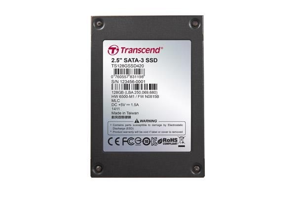 Transcend TS128GSSD420I SSD 128GB 2.5 SATA3 (MLC) with Iron Case