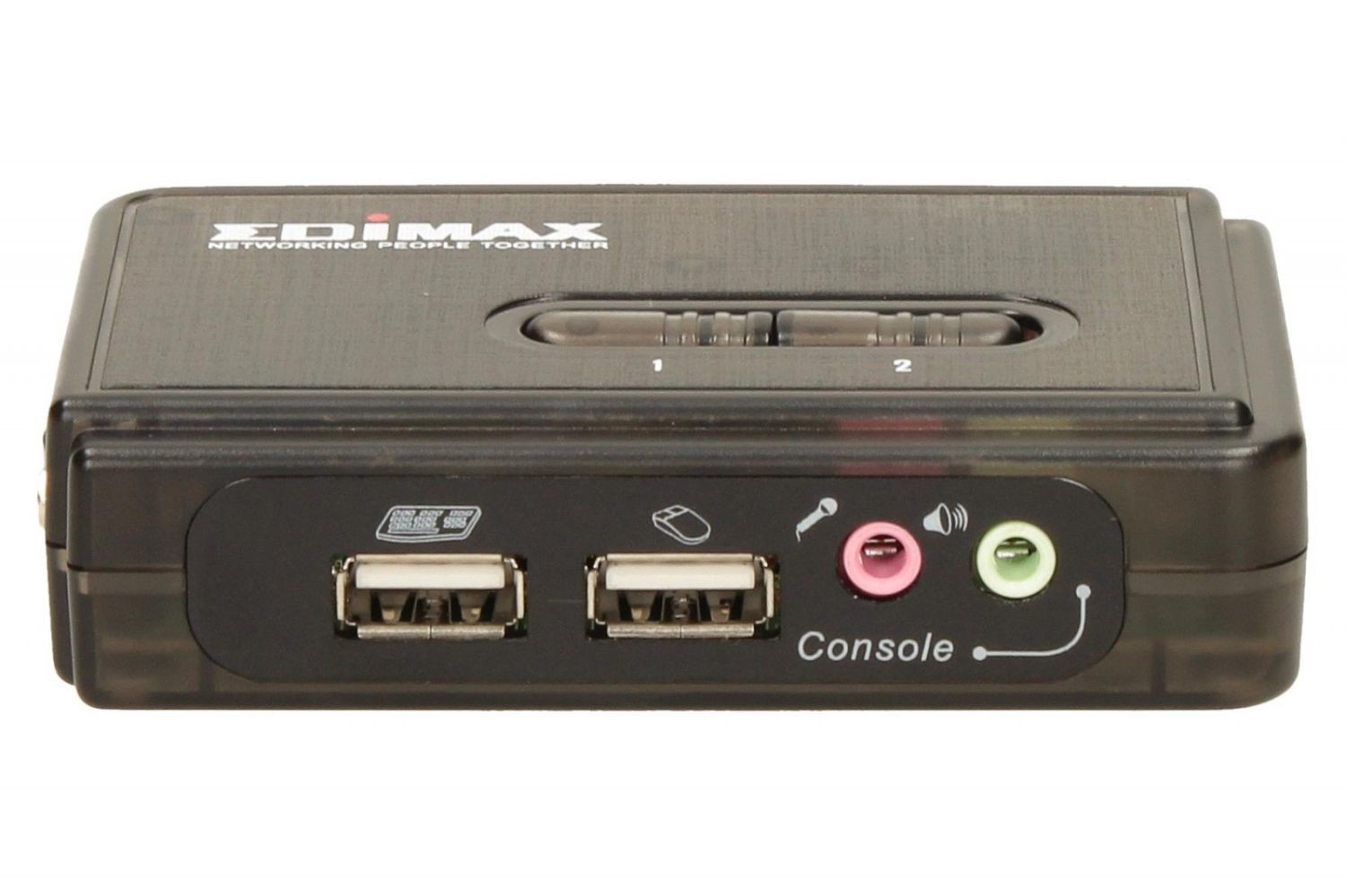 Edimax EK-UAK2 KVM USB SOHO Switch dla 2 komputerów (kable w zestawie)