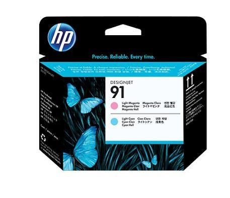 HP 91 original printhead light magenta and light cyan standard capacity 1-pack
