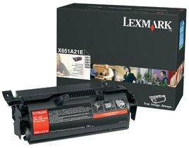 Lexmark X651A21E Toner black 7000 str. X651de/X652de/X654de/X656de/X656dte/X658dfe/X.
