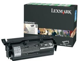 Lexmark X654X04E Toner black zwrotny 36000 str. X654de/X656de/X656dte/X658dfe/X658d
