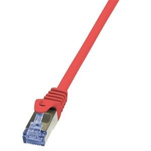 LogiLink CQ3064S Patchcord Cat.6A 10G S/FTP PIMF PrimeLine 3m czerwony