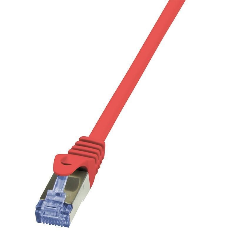 LogiLink CQ3094S Patchcord Cat.6A 10G S/FTP PIMF PrimeLine 10m czerwony