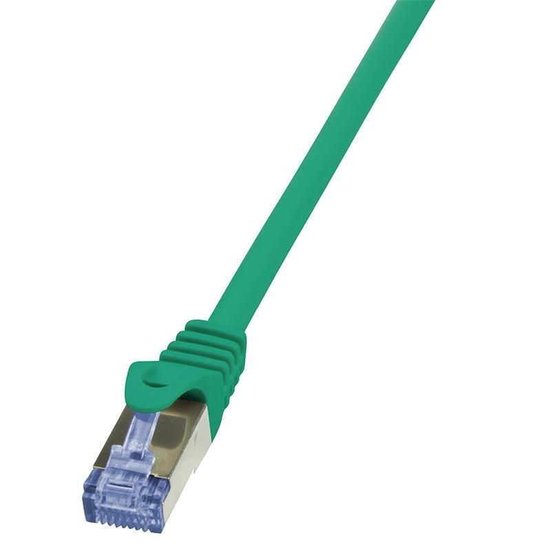 LogiLink CQ3095S Patchcord Cat.6A 10G S/FTP PIMF PrimeLine 10m zielony