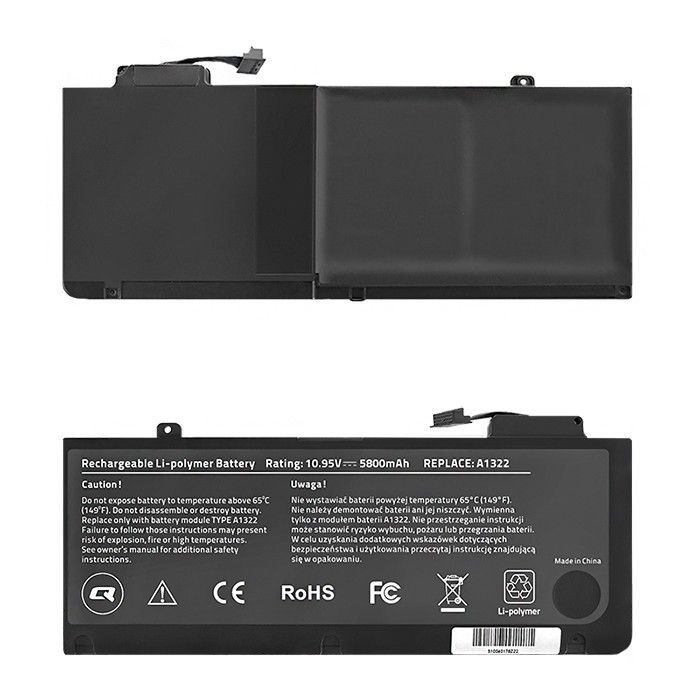 Qoltec Bateria do Apple MacBook Pro 13', 5800mAh, 10.95V