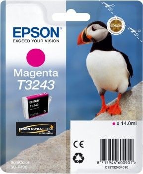 Epson C13T32434010 Tusz T3243 magenta 14,0 ml 980 str SureColor SC-P400