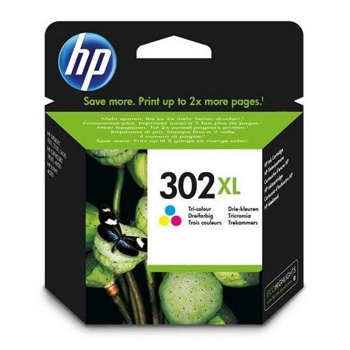 HP Tusz nr 302XL Tri-Colour F6U67AE