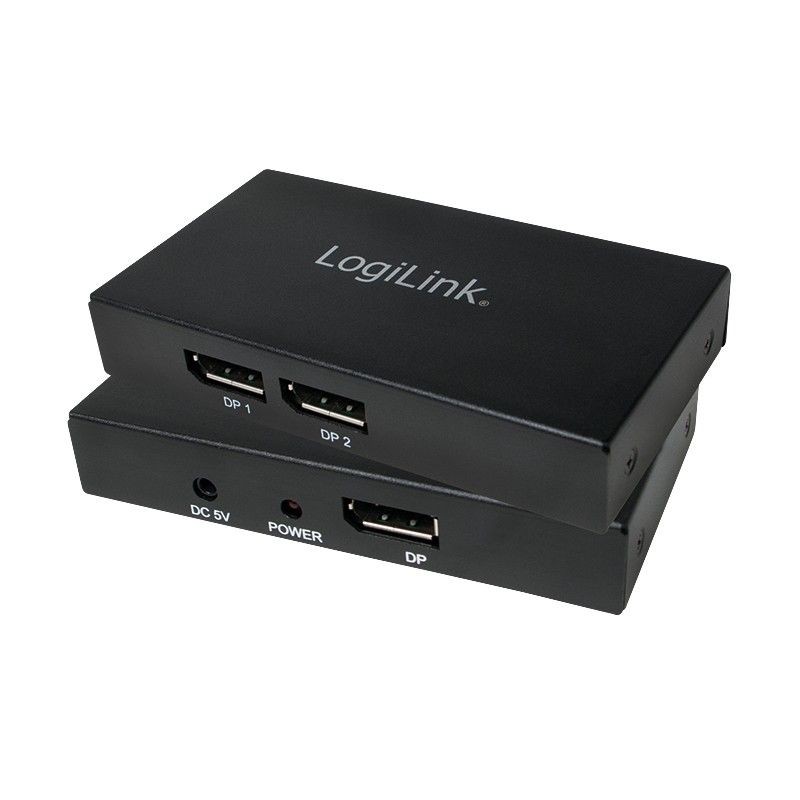 LogiLink CV0090 - Splitter 4K Displayport, 1x DP do 2x DP