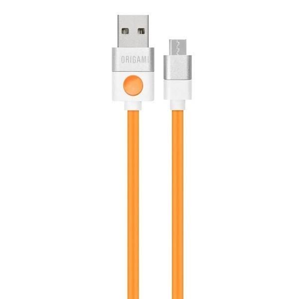 Lark Kabel USB do Micro USB Origami 2m pomarańczowy